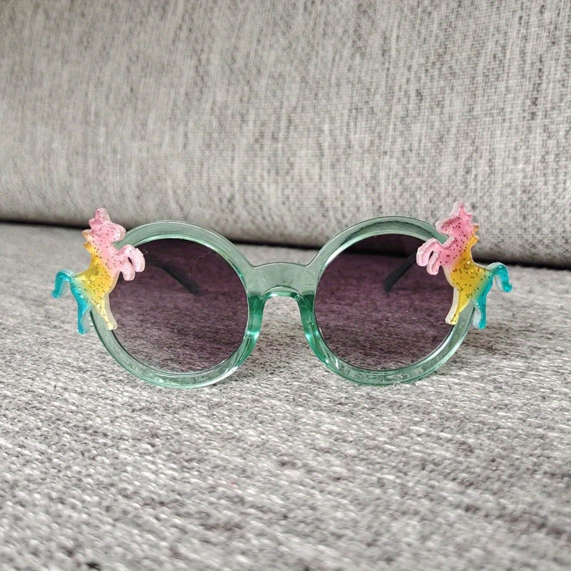 Unicorn Decor Sun Protection Sunglasses Travel Party Gift