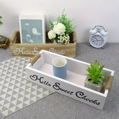 Toilet Tank Storage Box Wooden Bathroom Decor Box Rustic Toilet Paper Storage