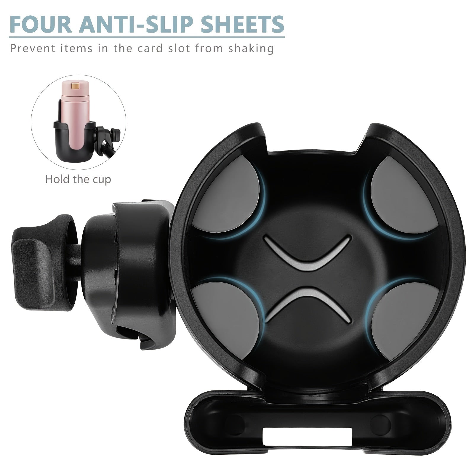 Universal Stroller Cup Holder with Phone Holder