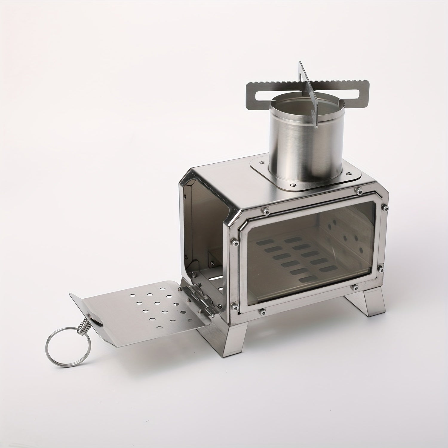 Portable Stainless Steel Wood Stove for Camping