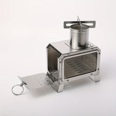 Portable Stainless Steel Wood Stove for Camping