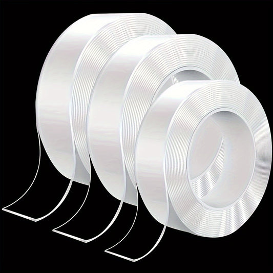 Transparent Nano Tape Washable Reusable Double Sided Adhesive