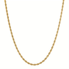 Stainless Steel Twist Chain Necklace Unisex Neck Jewelry