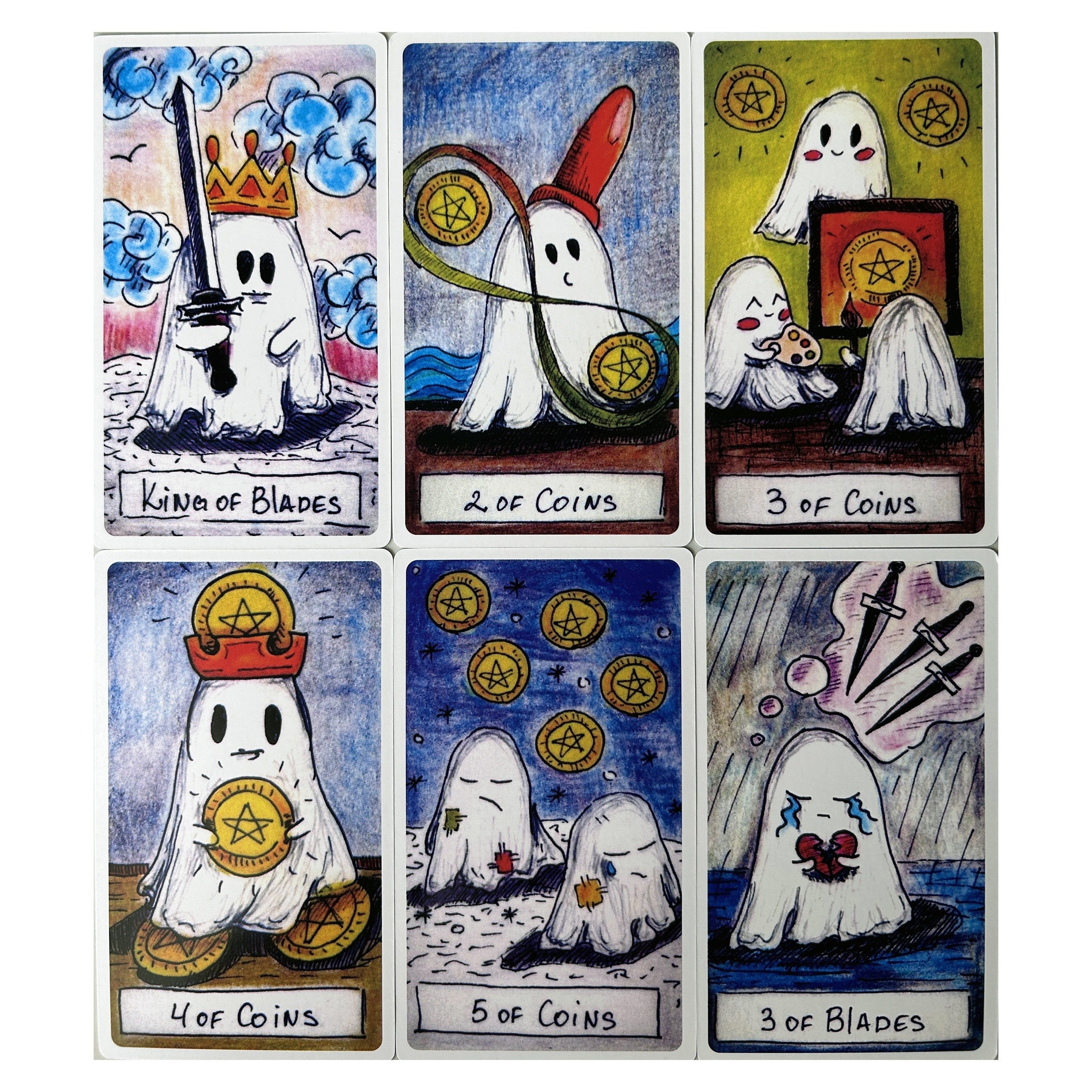 Ghost Tarot Cards With Guide Fate Divination Tarot Cards