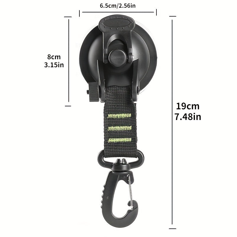 1pc Tent Suction Cup Hook Anchor Outdoor Car Side Camping Tarp Tie Down