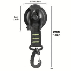 1pc Tent Suction Cup Hook Anchor Outdoor Car Side Camping Tarp Tie Down