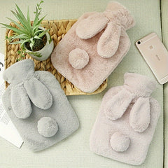 500ml Rabbit Plush Hot Water Bag Hand Warmer Christmas Gift