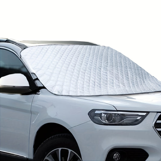 Large Thick Car Windshield Snow Cover 4-Layer Protection Anti-Freeze Ice Removal
