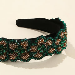 Crystal Rhinestones Headband Hair Accessories Embellished Beaded Headband