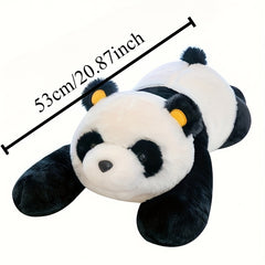 Panda Plush Toy Soft Polyester Stuffed Animal with Yellow Ears