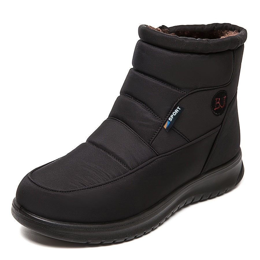 Women's Winter Thermal Snow Boots-Non slip Fleece Lined Outdoor Ankle Boots