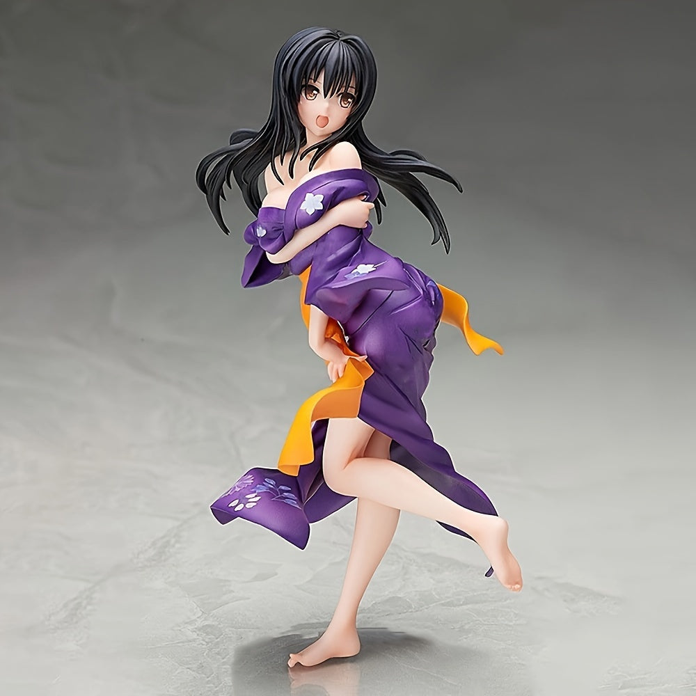 Purple Red Yukata Anime Figure Ideal Gift For Anime Fans