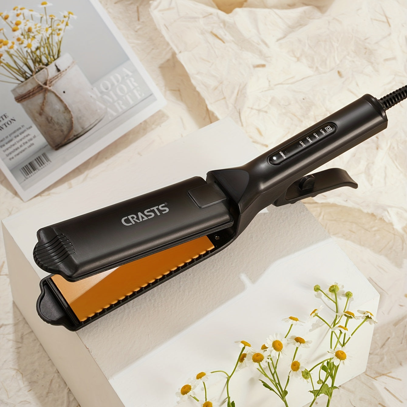 2-in-1 Hair Curler & Straightener Wand - Ionic Tech