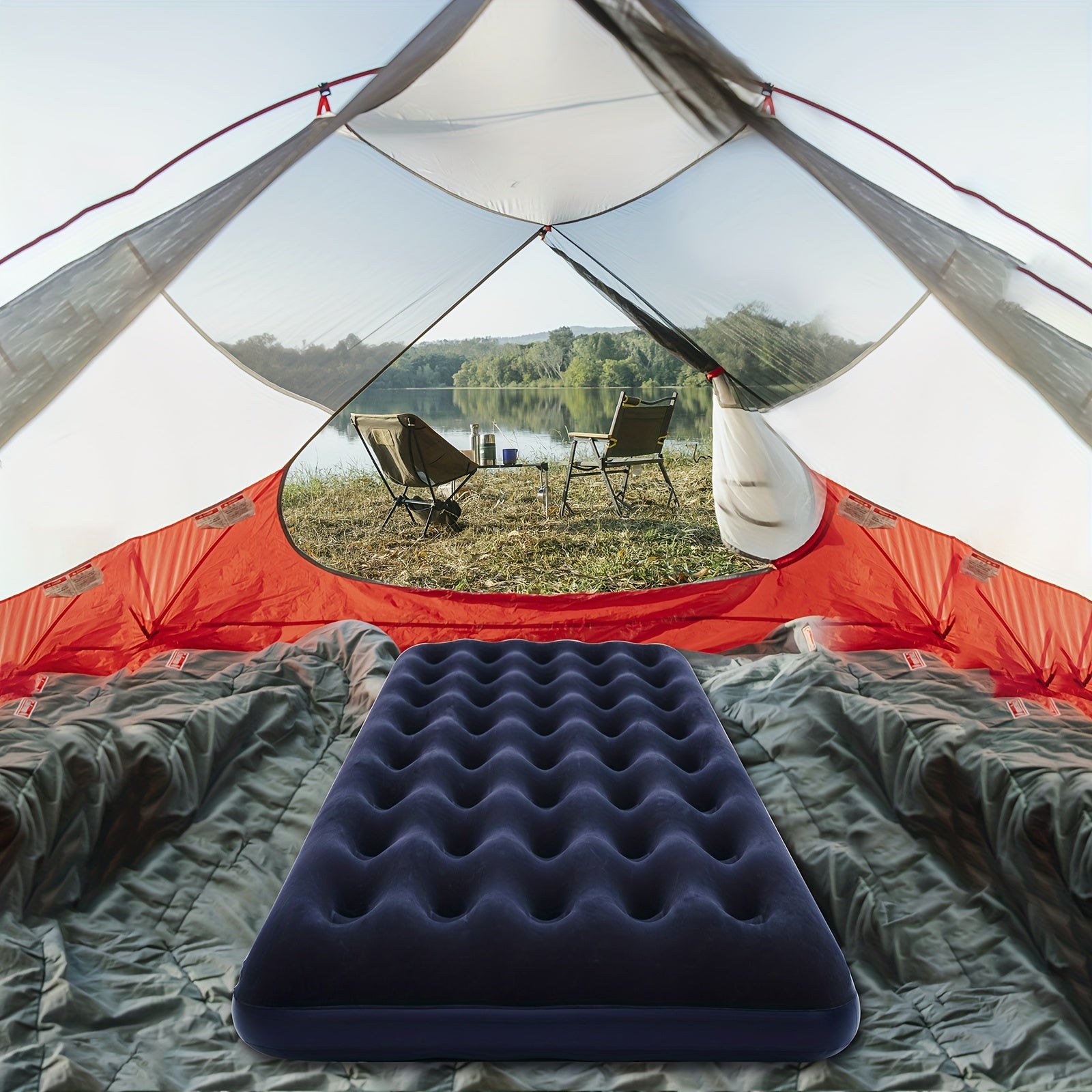 Camping Air Mattress Lightweight Waterproof Inflatable Bed