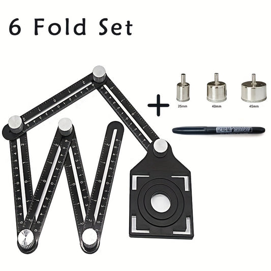 6-Fold Aluminum Alloy Perforated Mold Template Tool