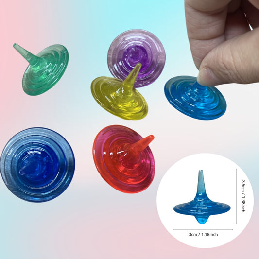 Acrylic Colored Gyroscopes Set of 7
