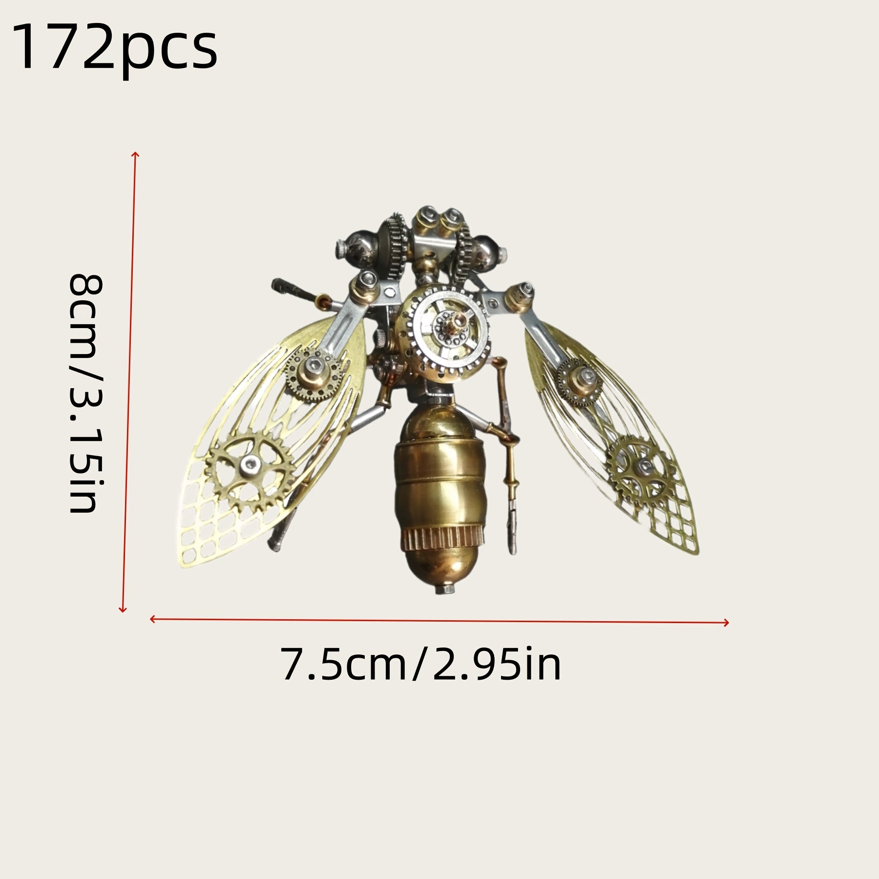DIY Steampunk Insect Model Kit 3D Metal Puzzle
