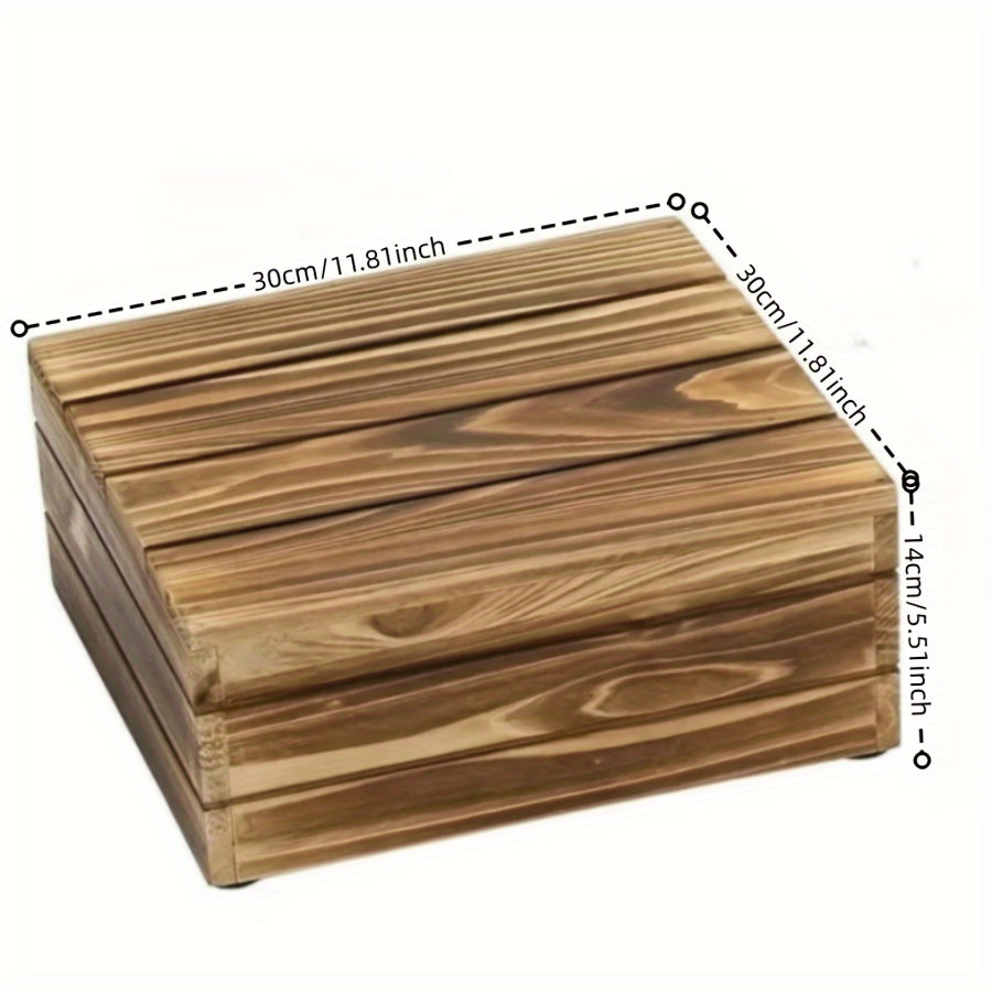 Wedding Cake Tray Wooden Style for Coffee Cake Drinks