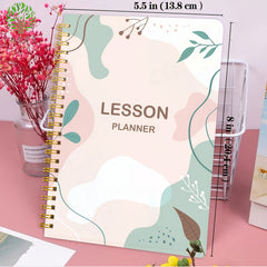 Teacher Planner Notebook Academic Lesson Plan & Record Book 8.5x5.5 Inches