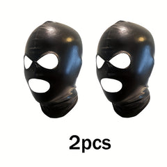 PU Leather Mask with Eye Cutouts Halloween Costume