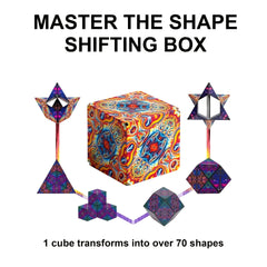 3D Magic Cube Fidget Toy 36 Magnets 70+ Shapes