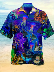 3D Print Men's Revere Collar Shirt