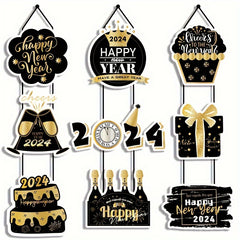 Happy New Year Door Hanging Decoration