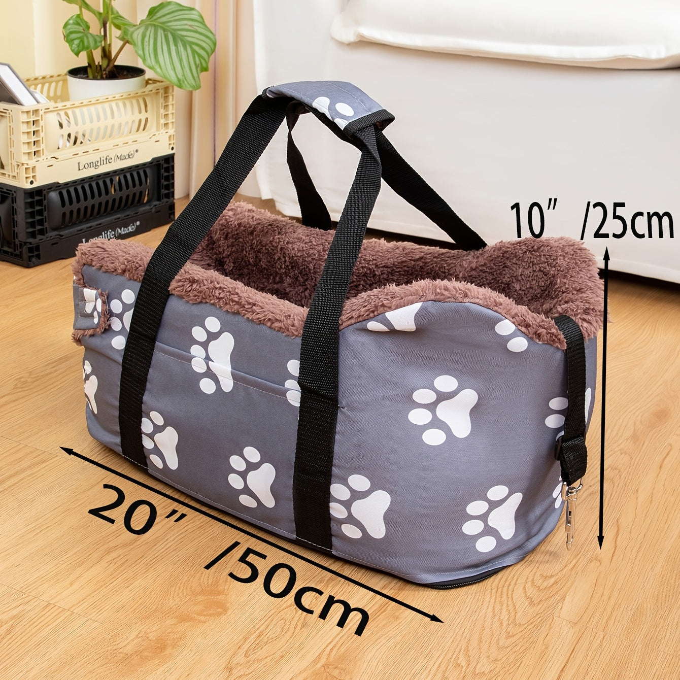Cozy, Safe Dog Car Seat for Small and Medium Dogs
