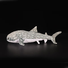 Realistic Grey Shark Plush Toy Soft Stuffed Animal Ocean Series Cuddly Gift