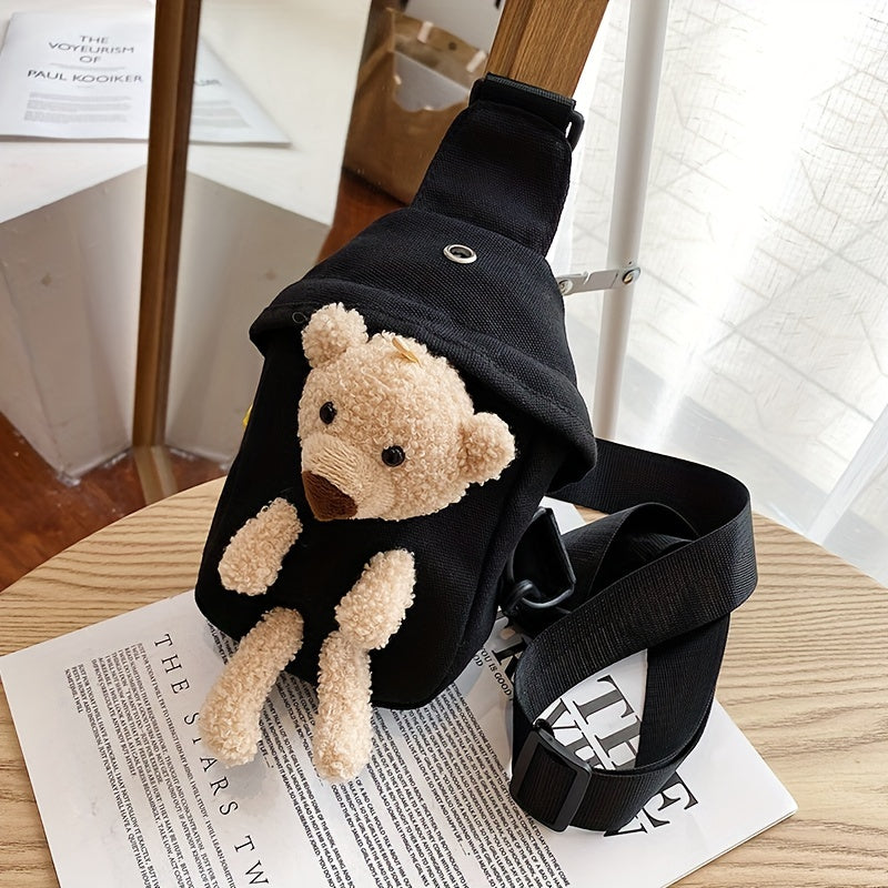 Cute Bear Cartoon Crossbody Bag for Girls