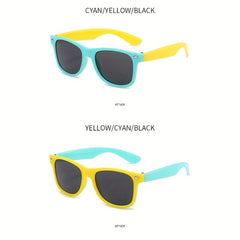 Cartoon Block Sunglasses UV Protection for Kids