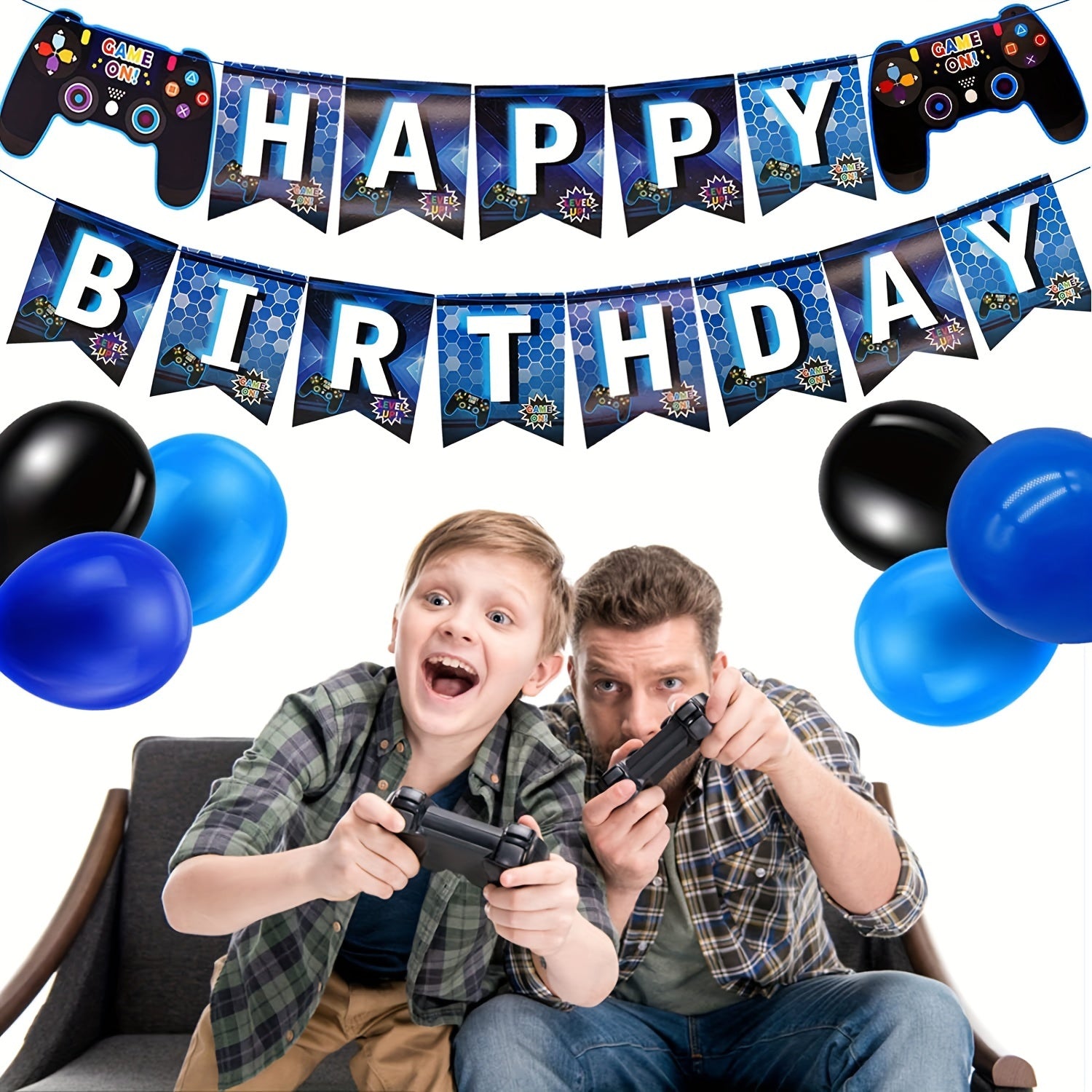 Game Controller Birthday Party Balloon Set