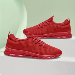 Breathable Lace Up Running Sneakers Comfort Sports Shoes