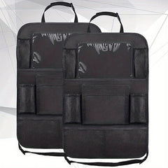 Car Seat Back Storage Bag with Tablet Holder and 8 Mesh Pockets