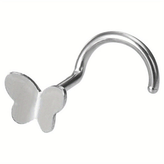 Mini Butterfly Nose Rings Stud Earrings Piercing Nariz Bone Studs