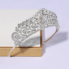 Rhinestone Crown Greek Goddess Style Crown Jewelry Headband