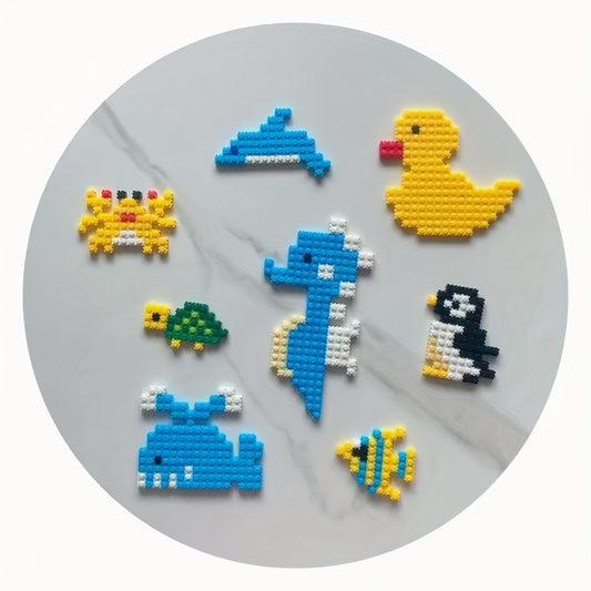 Small Particle Building Blocks DIY Assembly Toys Stacking Building Blocks