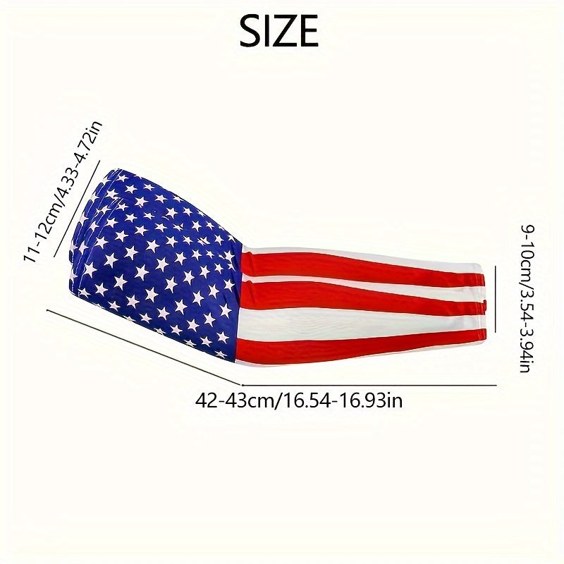 American Flag Cooling Sleeve for Outdoor Activities