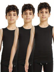 3PCS Kids Sport Vest Boys Quick Dry Fitness Top