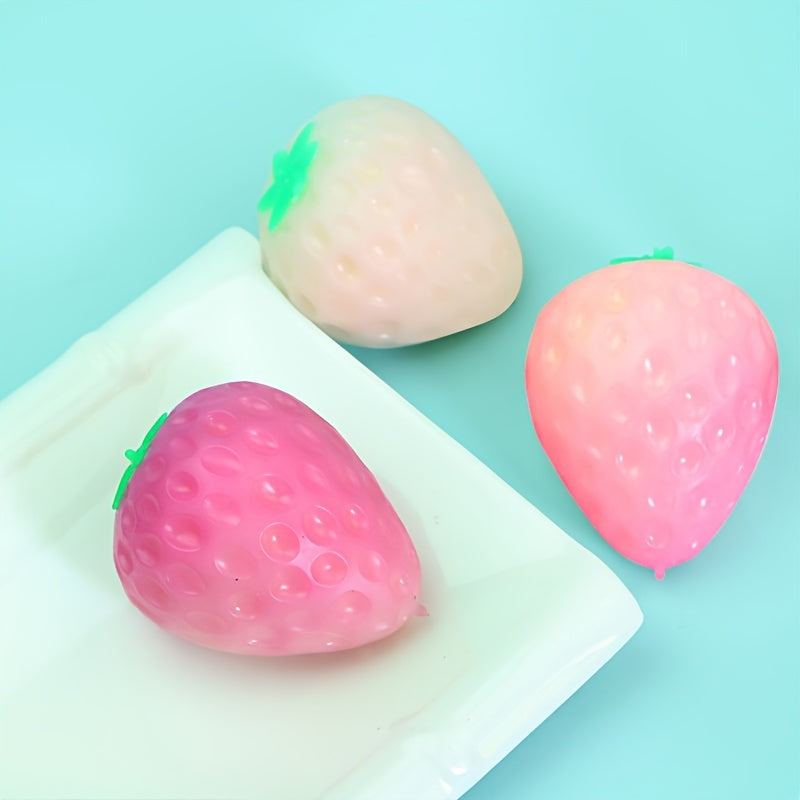Sunlight Changing Strawberry Squeezing Toy