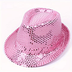 Sequins Top Hat Performance Dance Hat Decoration Holiday Dress Educational Gift