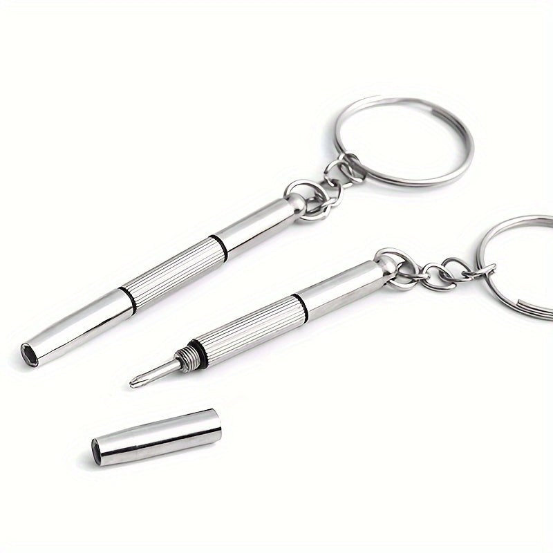 Mini Screwdriver Keychain Repair Tool for Eyeglass Goggles Lenses