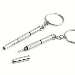 Mini Screwdriver Keychain Repair Tool for Eyeglass Goggles Lenses