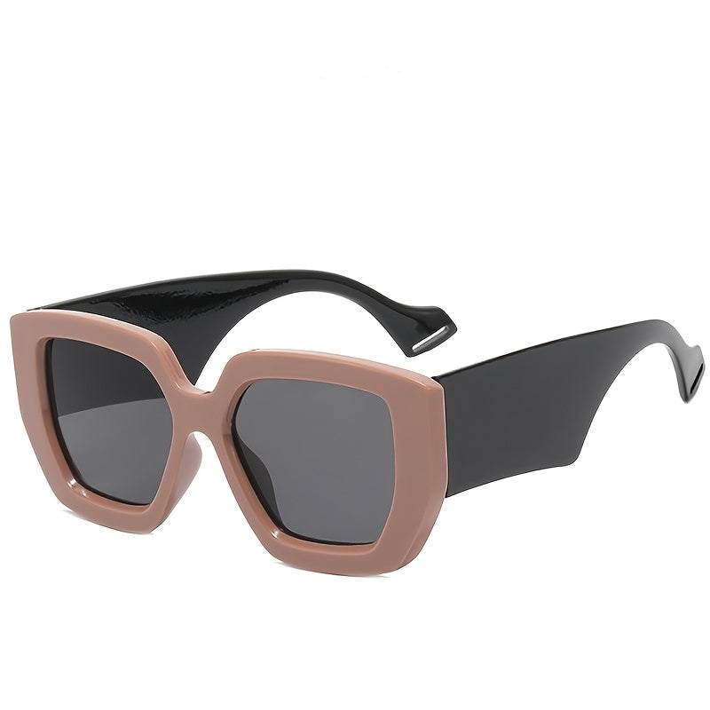 Y2K Square Sunglasses HipHop Beach Party UV400