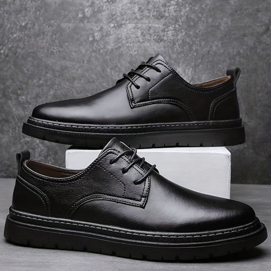 Men's Leather Derby Shoes for Wedding Business