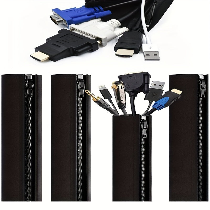 Cable Organizer Management Sleeve Wire Organizer For TV Computer Fridge