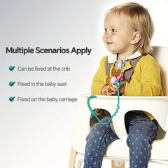 Adjustable Silicone Toy Safety Straps for Baby Gear