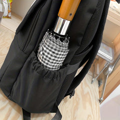 Large Capacity Zipper Backpack School Bag