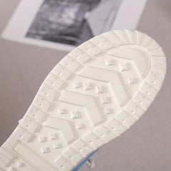 Tie Dye Canvas Lace Up Loafers for Women
