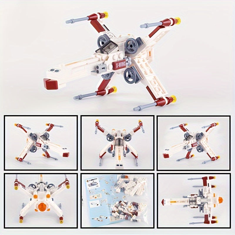 X Wing Fighter Building Kit Toy Gift Sci fi Series Christmas Halloween Ornaments